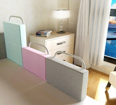PRODUS RESIGILAT - Mini-Bumper protectie pat, 60(L)x56(H) cm, Roz pastel [3]