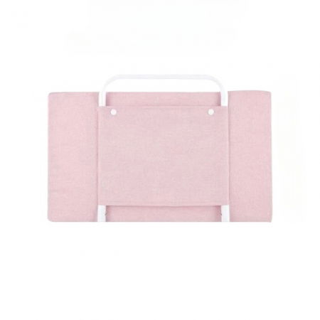 Mini-Bumper protectie pat, 60(L)x28(H) cm, Roz pastel [2]