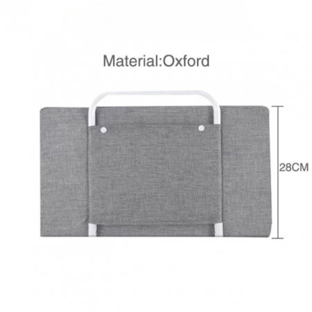 PRODUS RESIGILAT - Mini-Bumper protectie pat, 60(L)x28(H) cm, Gri [3]