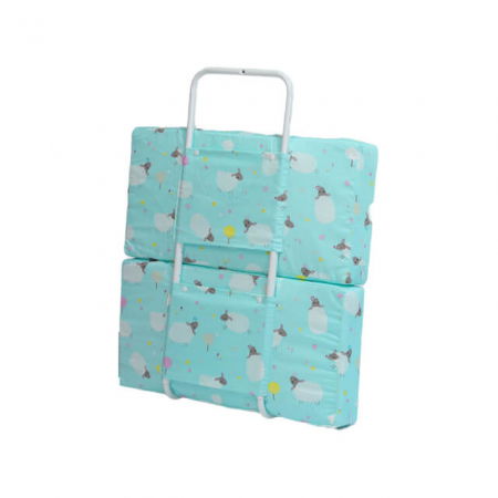 Mini-Bumper protectie pat, 60(L)x56(H) cm, Turcoaz [22]