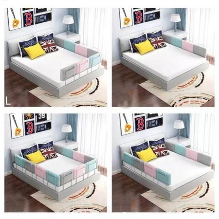 PRODUS RESIGILAT - Mini-Bumper protectie pat, 60(L)x56(H) cm, Verde [7]