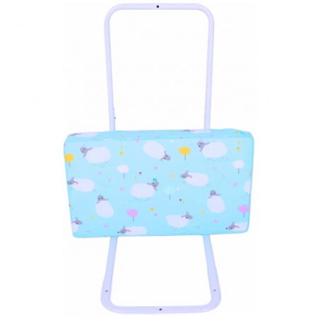 Mini-Bumper protectie pat, 60(L)x56(H) cm, Turcoaz [3]