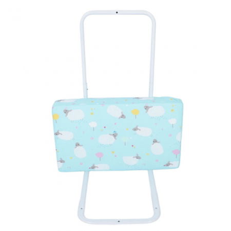 PACHET 3x Mini-Bumper 60x56 cm protectie pat, Turcoaz [9]