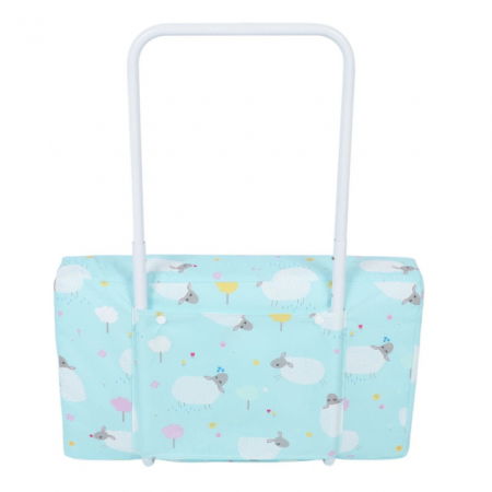 PACHET 3x Mini-Bumper 60x56 cm protectie pat, Turcoaz [10]