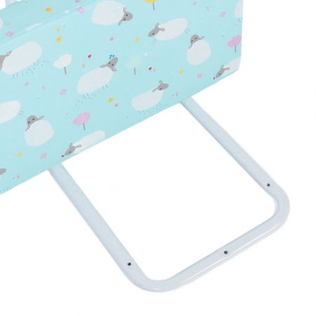 PACHET 3x Mini-Bumper 60x56 cm protectie pat, Turcoaz [13]
