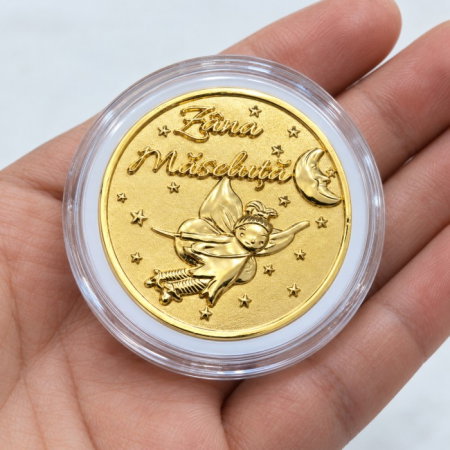 Moneda pentru copii de la Zana Maseluta, amintire primul dintisor de lapte pierdut, Empria [2]
