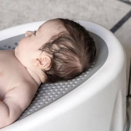 Noul suport pentru baie bebelusi Soft Basic BabyJem, Alb [1]