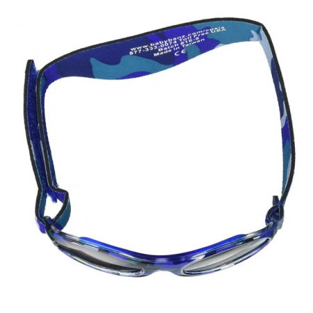 Ochelari de Soare pentru Bebelusi, Bubzee, 0-2 ani, Sky Blue Camo [8]