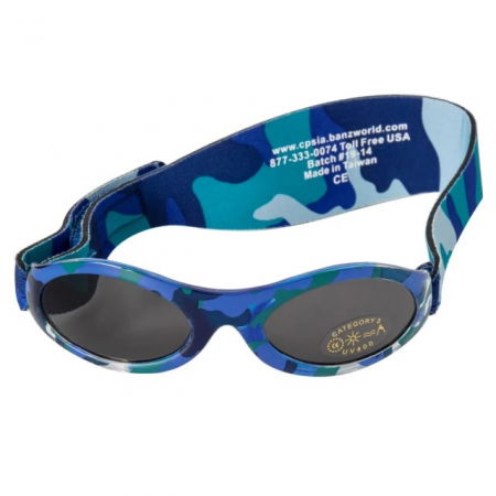 Ochelari de Soare pentru Bebelusi, Bubzee, 0-2 ani, Sky Blue Camo [1]