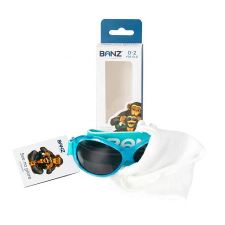 Ochelari de Soare pentru copii, 2-5 ani, Retro, Oval Aqua [5]