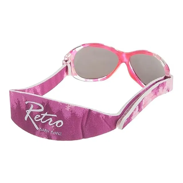 Ochelari de Soare pentru copii, 2-5 ani, Retro, Oval Pink Diva [4]