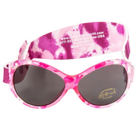 Ochelari de Soare pentru copii, 2-5 ani, Retro, Oval Pink Diva [2]