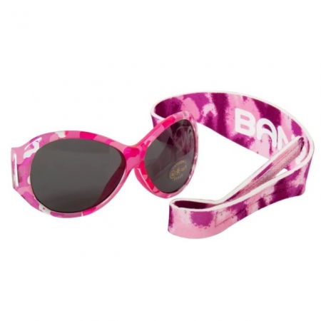 Ochelari de Soare pentru copii, 2-5 ani, Retro, Oval Pink Diva [3]