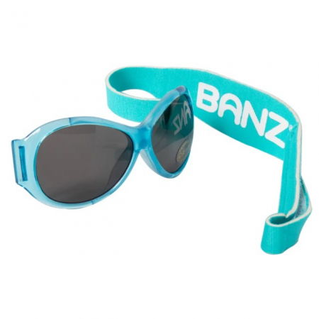 Haine si articole pentru plaja copii si bebelusi - Ochelari de Soare pentru copii, 2-5 ani, Retro, Oval Aqua