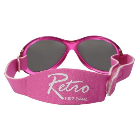 Ochelari de Soare pentru copii, 2-5 ani, Retro, Oval Pink [1]