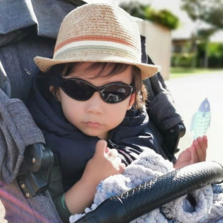 Ochelari de Soare pentru Copii, Bubzee, 2-5 ani, Onix Black [2]