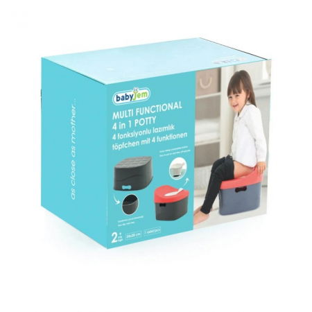 Olita multifunctionala 4 in 1, BabyJem, Gri [5]