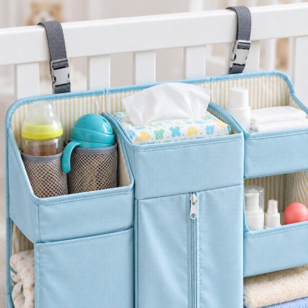 Somnul bebelusului - Organizator modular patut 50x58 cm, Bleu