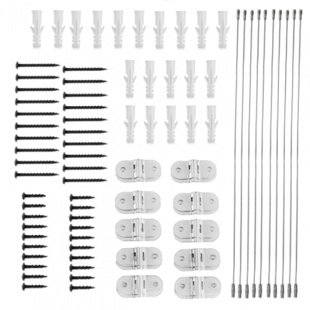 Pachet ancore mobila, metalice, sigurante pentru protejarea copiilor, protectie cutremur, Empria, 10 Seturi [3]