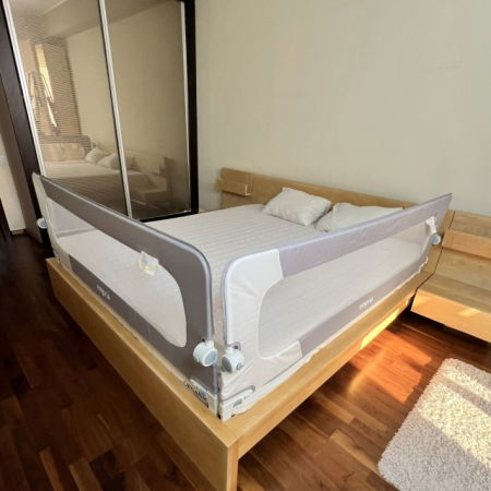 INCAPE in locker GLS - PACHET: 2 Bariere protectie pat copii, Rabatabile, pat de 200x200 cm