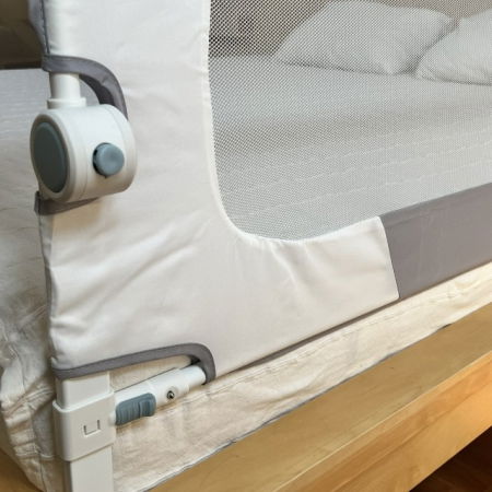 PACHET: 2 Bariere protectie pat copii, Rabatabile, pat de 200x200 cm [6]