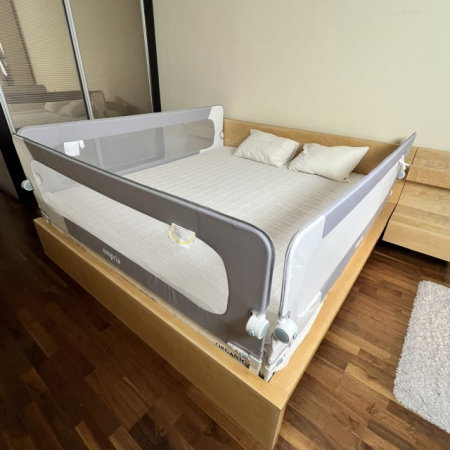 PACHET: 3 Bariere protectie pat copii, Rabatabile, pat de 180x200 cm [10]