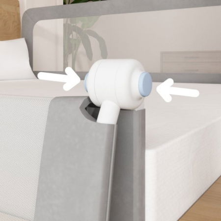 PACHET: 3 Bariere protectie pat copii, Rabatabile, pat de 200x200 cm [4]