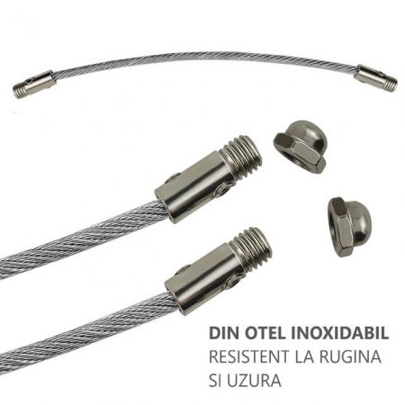 Pachet 4 sisteme ancorare mobila de perete, protectie cutremur, previne rasturnarea mobilerului, Empria [3]