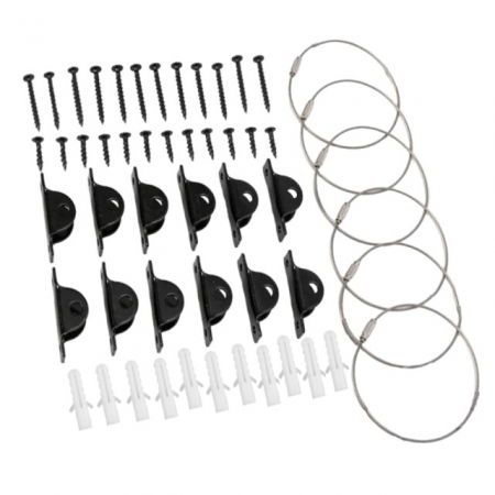 Pachet 6 kituri anti-rasturnare mobilier, protectie copii, protectie cutremur, Empria, Diverse culori [11]