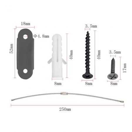 Pachet 6 kituri anti-rasturnare mobilier, protectie copii, protectie cutremur, Empria, Diverse culori [8]