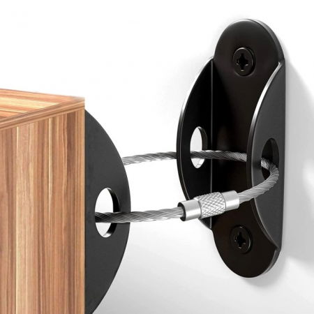 Protectii utile - Pachet 6 kituri anti-rasturnare mobilier, protectie copii, protectie cutremur, Empria, Diverse culori
