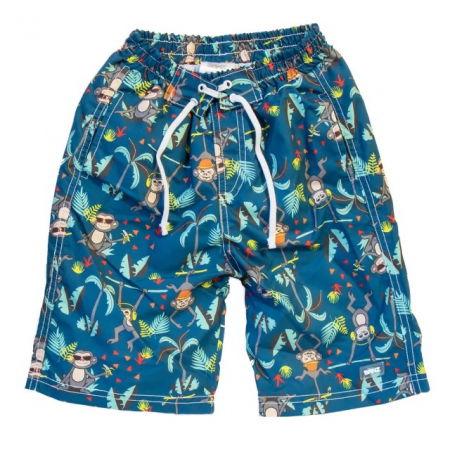 PACHET: BERMUDE +  BLUZA CU MANECA LUNGA, Petrol Jungle, Marimea 8 [10]