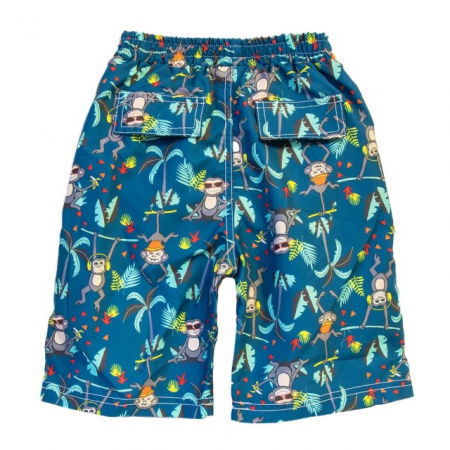 PACHET: BERMUDE +  BLUZA CU MANECA LUNGA, Petrol Jungle, Marimea 8 [11]