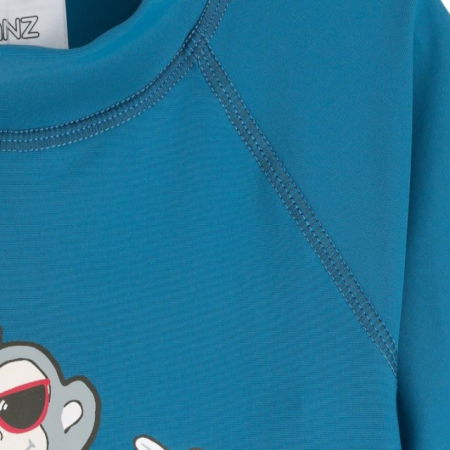 PACHET: BERMUDE +  BLUZA CU MANECA LUNGA, Petrol Jungle, Marimea 8 [14]