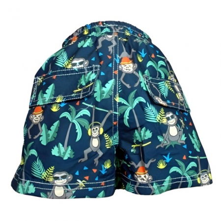 PACHET: BERMUDE + BLUZA CU MANECA LUNGA, Navy Jungle, Marimea 2 [5]