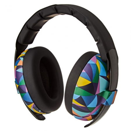 PRODUS RESIGILAT  Pachet Combo, Casti Antifonice Banz bebe + Ochelari de Soare Protectie UV, 3 - 36 luni, Kaleidoscop [2]
