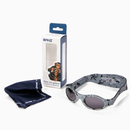 PRODUS RESIGILAT  Pachet Combo, Casti Antifonice Banz bebe + Ochelari de Soare Protectie UV, 3 - 36 luni, Kaleidoscop [16]