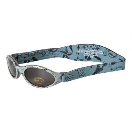 Pachet Combo, Casti Antifonice Banz bebe + Ochelari de Soare Protectie UV, 3 - 36 luni, Grafiti [7]