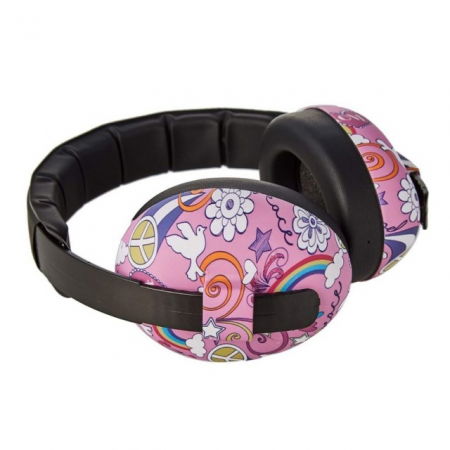 Pachet Combo, Casti Antifonice Banz copii + Ochelari de Soare Protectie UV, 3 - 36 luni, Peace [9]