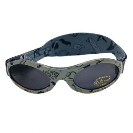 Pachet Combo, Casti Antifonice Banz bebe + Ochelari de Soare Protectie UV, 3 - 36 luni, Grafiti [18]