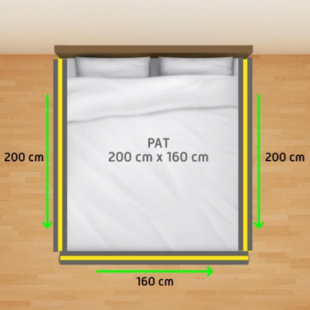 Set bariere pat copii 200x160 Empria Basic 3 laturi [4]