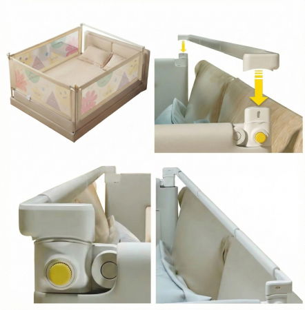 Set Bariere pat copii economice reglabile 160X200 Empria [32]