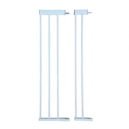 Pachet poarta de siguranta pentru copii si 2 extensii, dimensiuni ajustabile 71-104 cm, Empria, Alb [5]