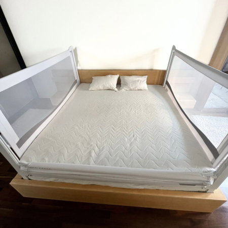 PACHET PREMIUM: 2 Protectii laterale pat, PREMIUM XXL, pat 180x200 cm + Set Conectori [15]