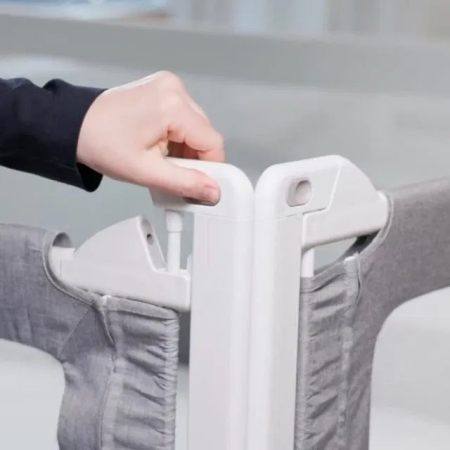 PACHET PREMIUM: 2 Protectii laterale pat, PREMIUM XXL, pat 200x200 cm + Set Conectori [45]