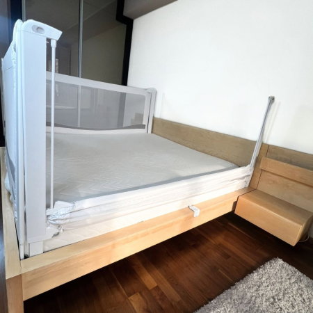 PACHET PREMIUM: 2 Protectii laterale pat, PREMIUM XXL, pat 200x200 cm + Set Conectori [11]