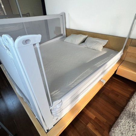 PACHET PREMIUM: 3 Protectii laterale pat, PREMIUM XXL, 200x200 cm + 2 Seturi Conectori [18]