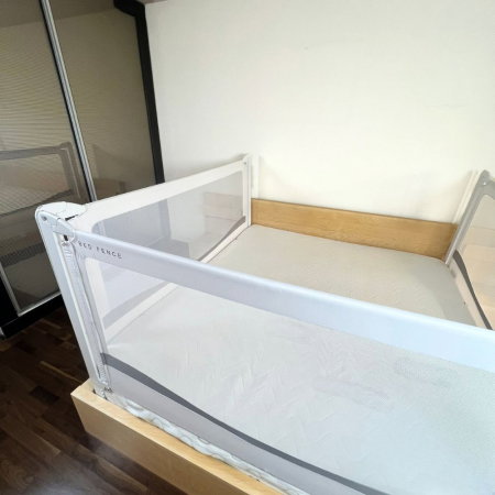 PACHET PREMIUM: 3 Protectii laterale pat, PREMIUM XXL, 200x200 cm + 2 Seturi Conectori [17]