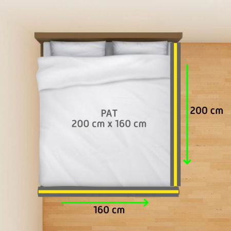 Bariere protectie pentru pat - PACHET PREMIUM: 2 Protectii laterale pat, XXL dimensiuni 160x200 cm + Set Conectori