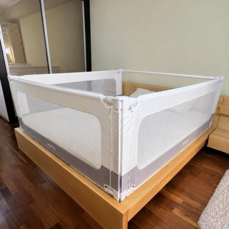 PACHET SELECT: 3 Bariere protectie pat copii, SELECT, 160x200 cm + bara stabilizatoare [5]